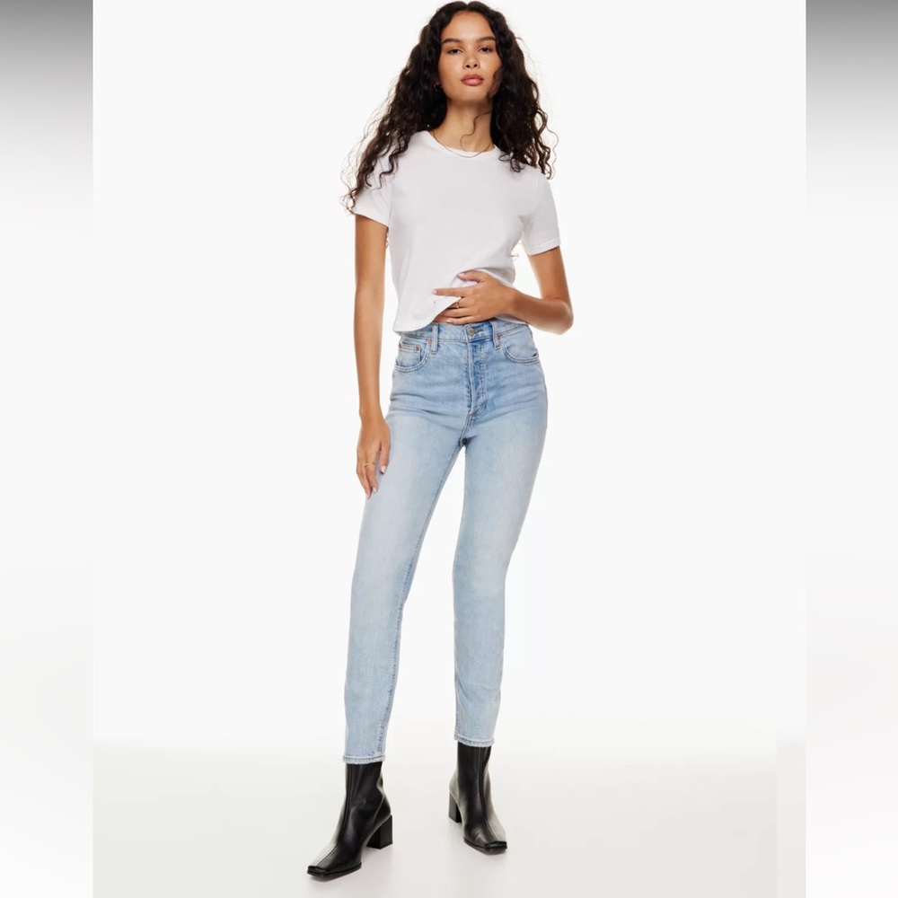 Aritzia Denim Forum the Yoko High Rise Slim Jeans